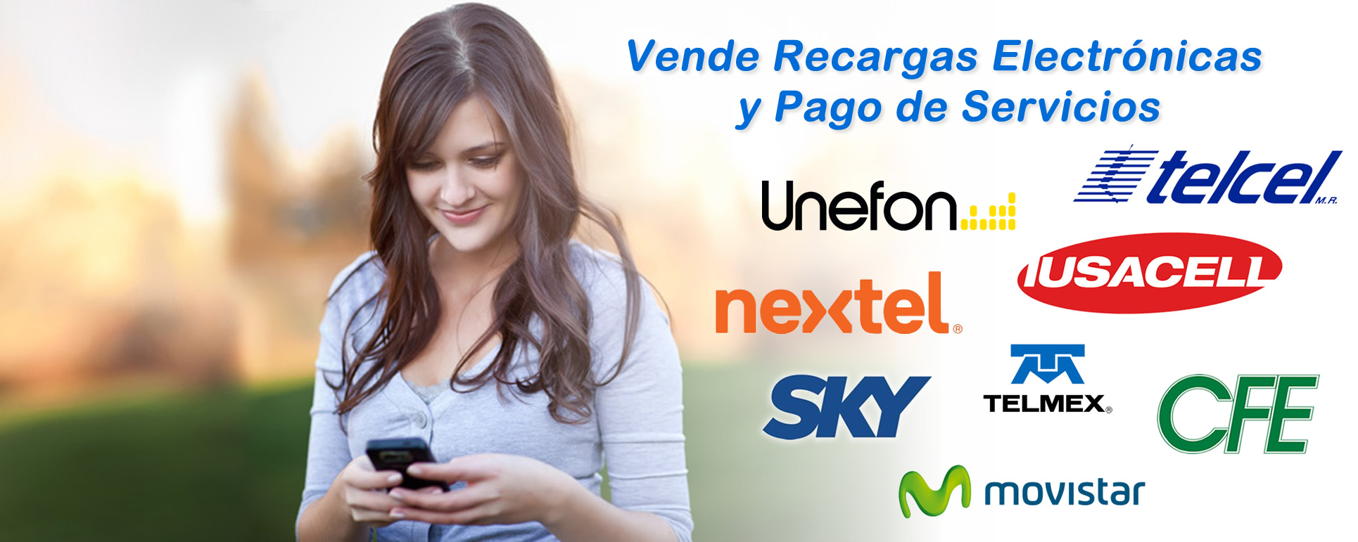 Vende recargas electronicas desde cualquier lugar